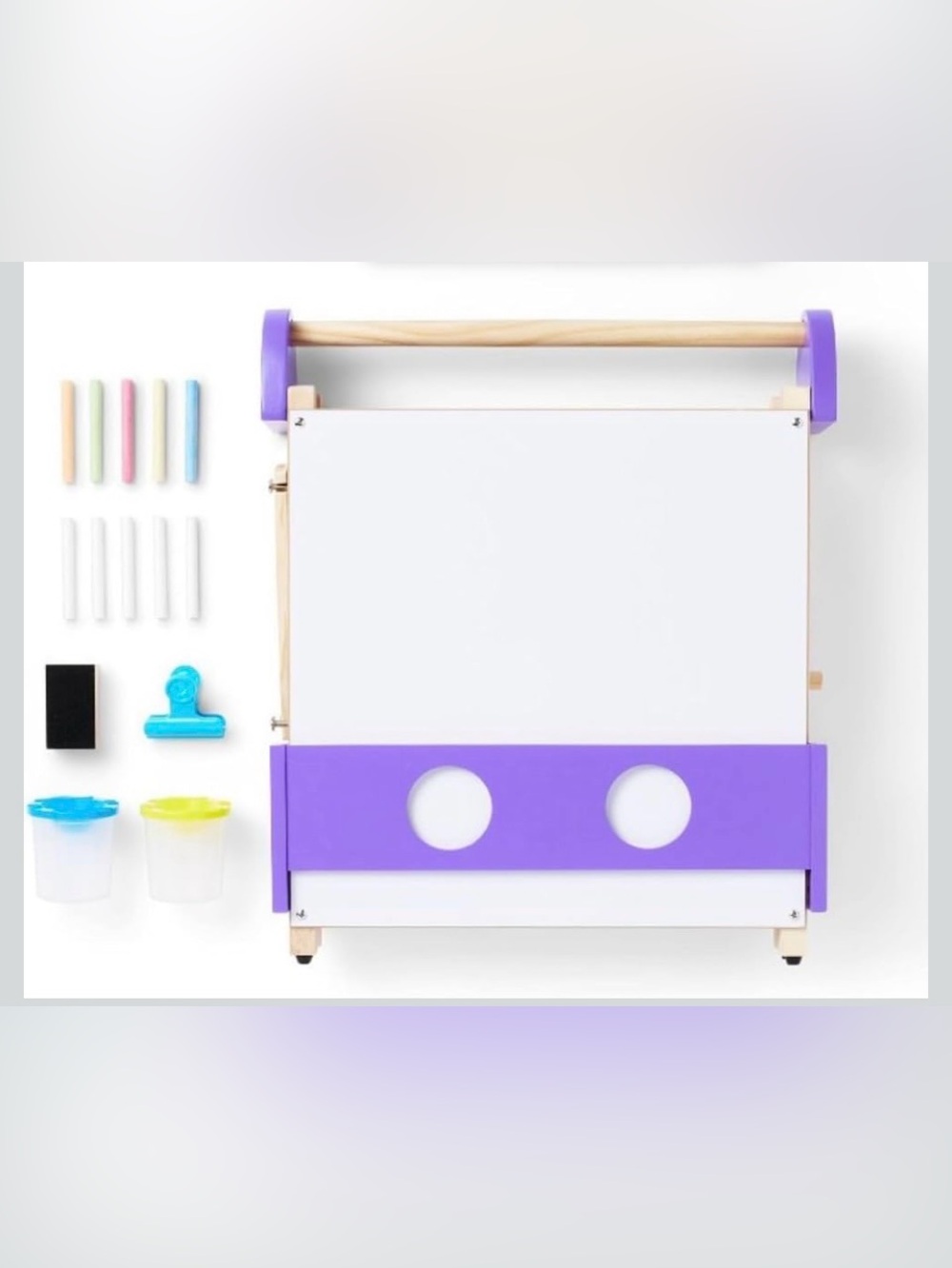 Mondo Llama 2-Sided Kids Tabletop Easel - Picture 3 of 6